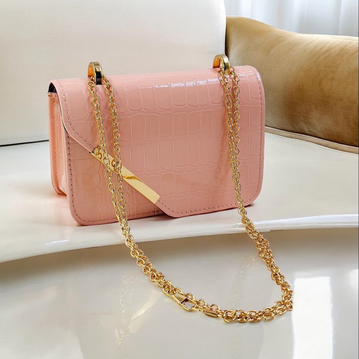 HBGP001 Cut Shaped Ladies Hand Bag - HBGP