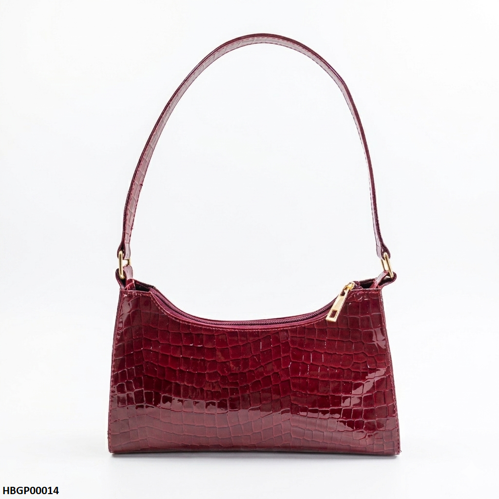 HBGP00014 Crocodile Pattern Armpit Hand Bag - HBGP